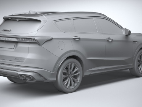 Jetour X70 Plus 2025 3D Model