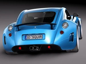Wiesmann GT MF5 2008-2013 3D Model