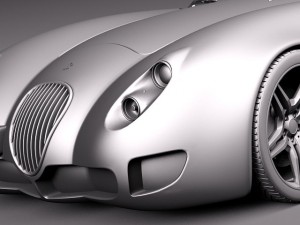Wiesmann GT MF5 2008-2013 3D 모델