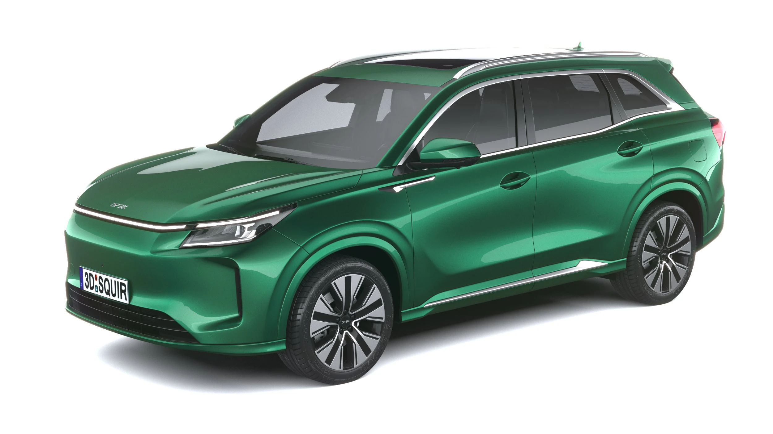 DFSK E5 플러스 2025 3D 모델 .c4d .max .obj .3ds .fbx .stl .blend 