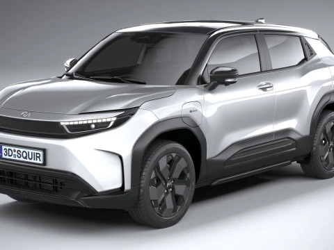 Interior Toyota Urban Cruiser 2025 LowPoly Modelo 3D