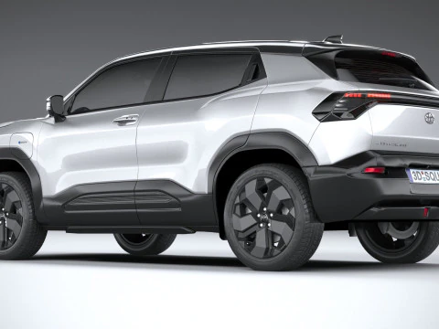 Interior Toyota Urban Cruiser 2025 LowPoly Modelo 3D