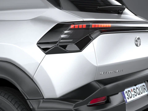 Interior Toyota Urban Cruiser 2025 LowPoly Modelo 3D