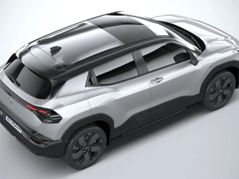 Interior Toyota Urban Cruiser 2025 LowPoly Modelo 3D