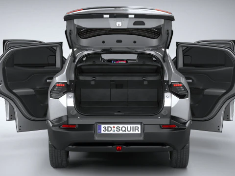 Interior Toyota Urban Cruiser 2025 LowPoly Modelo 3D