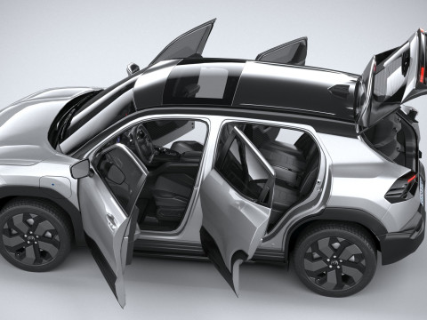 Toyota Urban Cruiser 2025 LowPoly Interior 3D Model