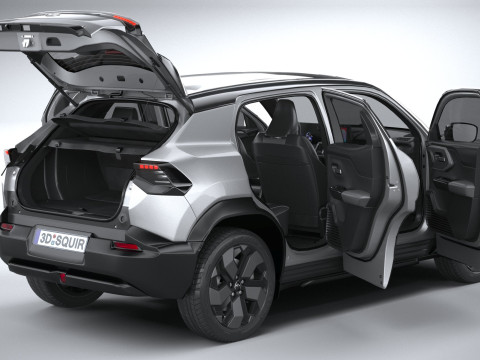 Toyota Urban Cruiser 2025 LowPoly Interior 3D Model