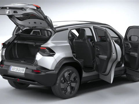 Interior Toyota Urban Cruiser 2025 LowPoly Modelo 3D