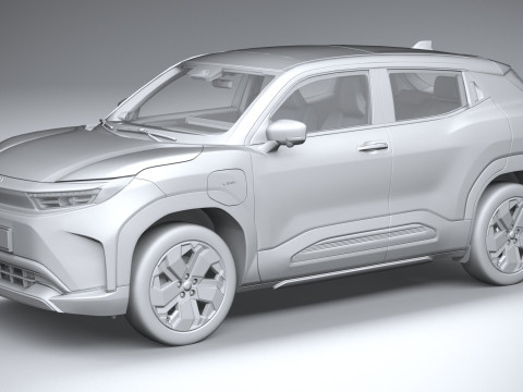 Toyota Urban Cruiser 2025 LowPoly Interior 3D Model