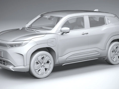 Interior Toyota Urban Cruiser 2025 LowPoly Modelo 3D