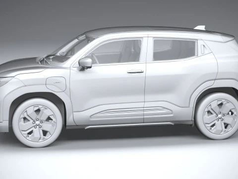 Interior Toyota Urban Cruiser 2025 LowPoly Modelo 3D