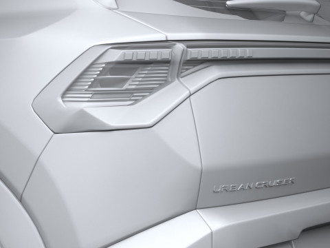 Toyota Urban Cruiser 2025 LowPoly Interior 3D Model
