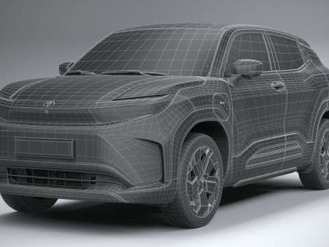 Toyota Urban Cruiser 2025 LowPoly Interior 3D Model