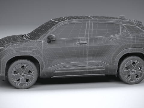 Toyota Urban Cruiser 2025 LowPoly Interior 3D Model