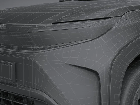 Interior Toyota Urban Cruiser 2025 LowPoly Modelo 3D