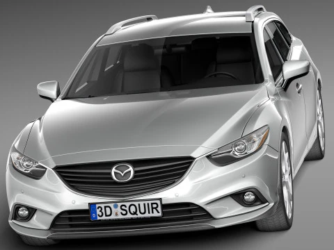 Mazda 6 Wagon 2013 3D Model
