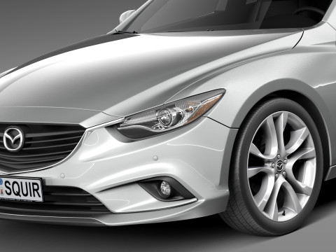 Mazda 6 Wagon 2013 Model 3D