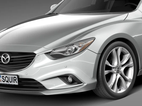 Mazda 6 Wagon 2013 3D Model