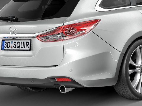 Mazda 6 Wagon 2013 Model 3D