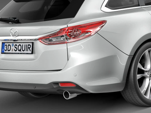 Mazda 6 Wagon 2013 3D Model