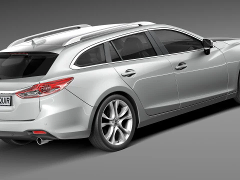 Mazda 6 Wagon 2013 3D Model