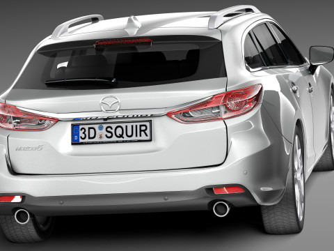 Mazda 6 Wagon 2013 Model 3D