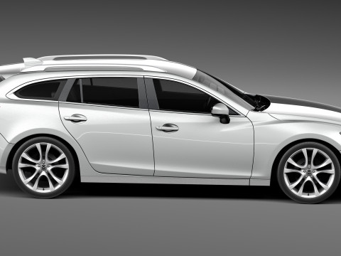 Mazda 6 Wagon 2013 Model 3D