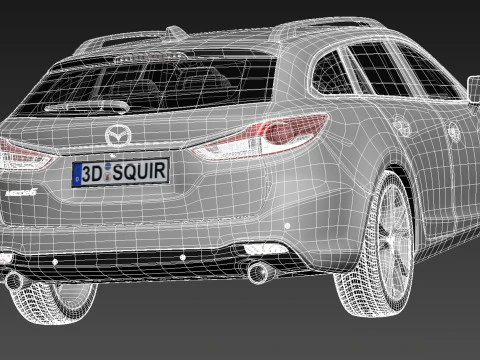Mazda 6 Wagon 2013 3D Model