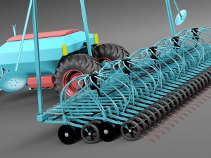 John Deere 8R Tractor 3D Model