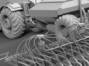 John Deere 8R Tractor 3D Model