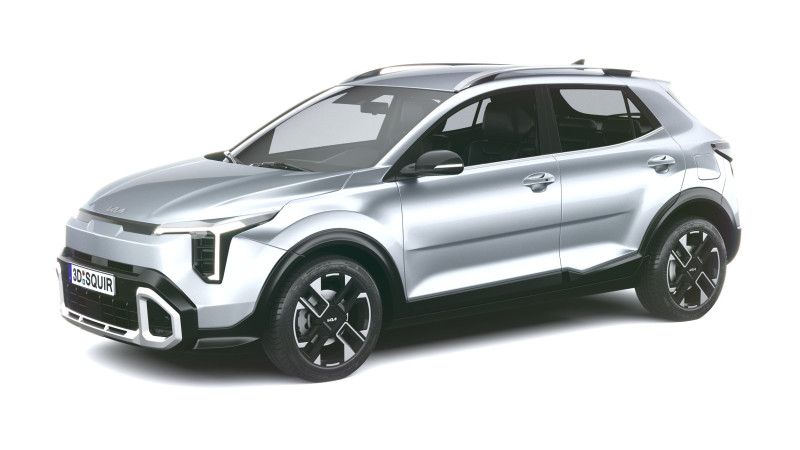 Kia Stonic 2026 Model 3D .c4d .max .obj .3ds .fbx .stl .blend 