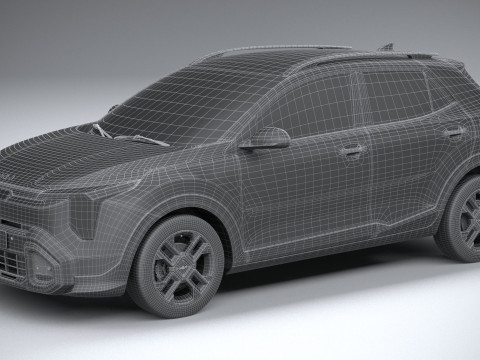 Kia Stonic 2026 Model 3D