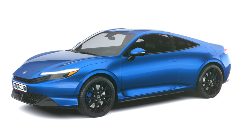 Honda Prelude 2026 3D 모델 .c4d .max .obj .3ds .fbx .stl .blend 