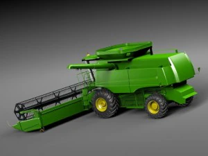 Colheitadeira John Deere Modelo 3D
