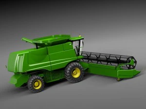 Colheitadeira John Deere Modelo 3D