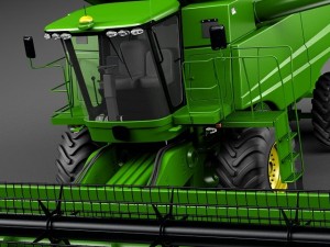 John Deere Harvester Modelo 3D