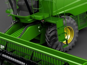 John Deere Harvester Modelo 3D