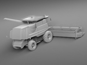 John Deere Harvester Modelo 3D