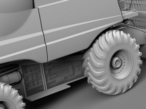 John Deere Harvester Modelo 3D