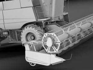John Deere Harvester Modelo 3D