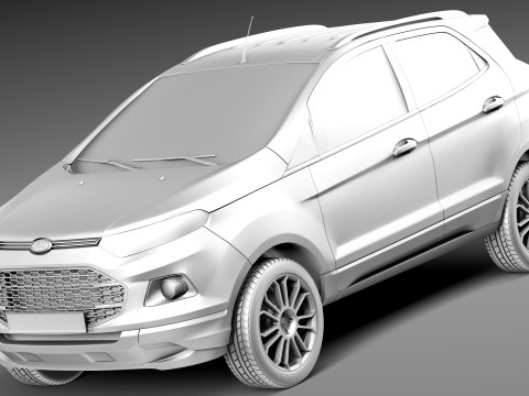 Ecosport 2016 3D Model
