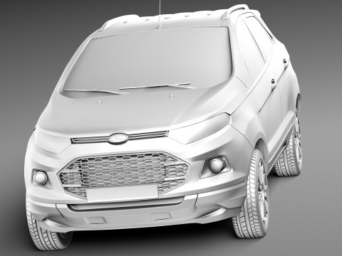Ecosport 2016 3D Model
