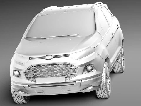 Ecosport 2016 3D Model