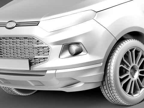 Ecosport 2016 3D Model