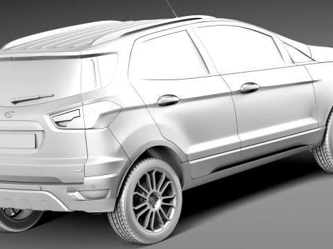 Ecosport 2016 3D Model