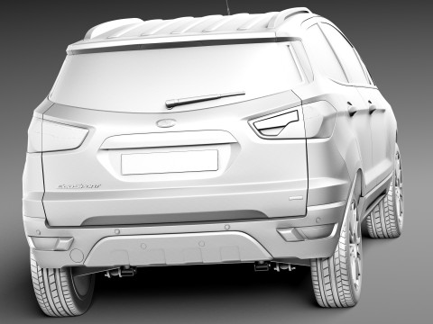Ecosport 2016 3D Model