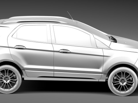 Ecosport 2016 3D Model
