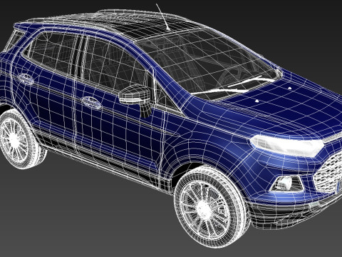 Ecosport 2016 3D Model