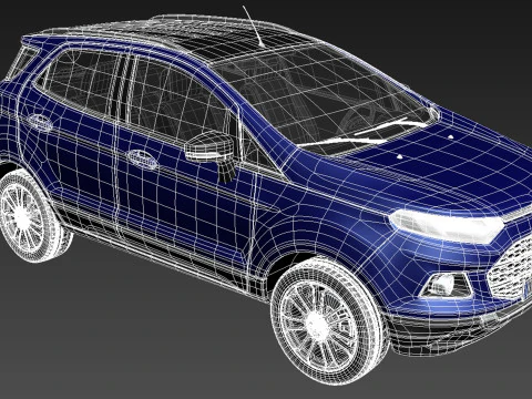 Ecosport 2016 3D Model