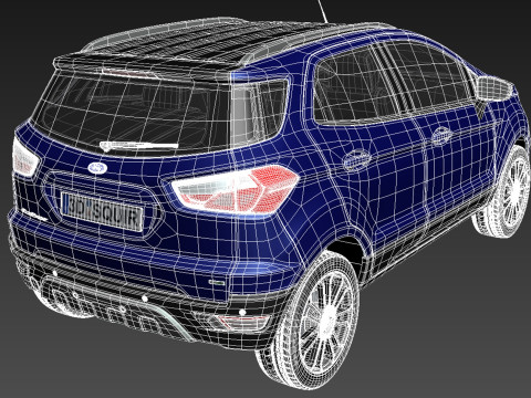 Ecosport 2016 3D Model